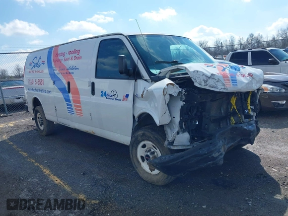 2014 GMC Savana Cargo z VIN 1GTW7GCA4E1162248, wystawiony jako IAAI lot #41627931 z przebiegiem 164 493 mil mil oraz . Historia ofert i sprzedaży dostępna na DreamBid. Obrazek 1.