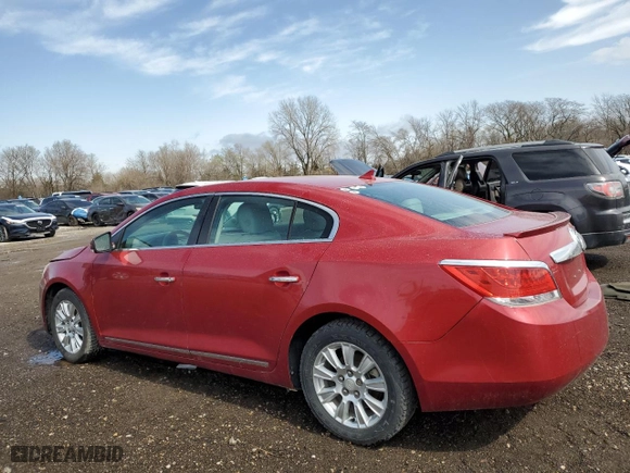 2012 Buick LaCrosse Leather with VIN 1G4GC5ER8CF297803, listed as a Copart auction lot 51279375 with 150,688 mi miles and Salvage Title. Bid and sale history available at carsss.com. Image 2.