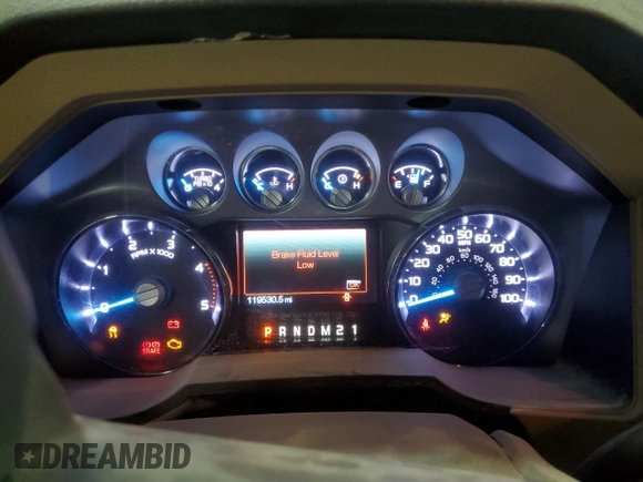 2016 Ford F-350 Lariat with VIN 1FT8W3DT2GEB60272, listed as a Copart auction lot 47916175 with 119,530 mi miles and Salvage title. Bid and sale history available at DreamBid. Image 9.