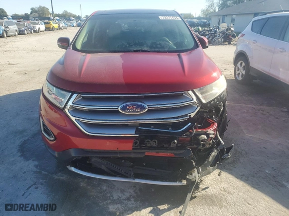 2017 Ford Edge SEL with VIN 2FMPK3J9XHBB54812, listed as a Copart auction lot 73217454 with 113,791 mi miles and Salvage Title. Bid and sale history available at carsss.com. Image 5.