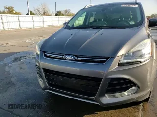 2014 Ford Escape Titanium with VIN 1FMCU9J93EUA77136, listed as a Copart auction lot 52454785 with 154,607 mi miles and Salvage Title. Bid and sale history available at carsss.com. Image 14.