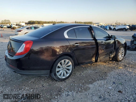 2014 Lincoln MKS with VIN 1LNHL9DK7EG601894, listed as a Copart auction lot 46377445 with 147,745 mi miles and Salvage Title. Bid and sale history available at DreamBid. Image 3.