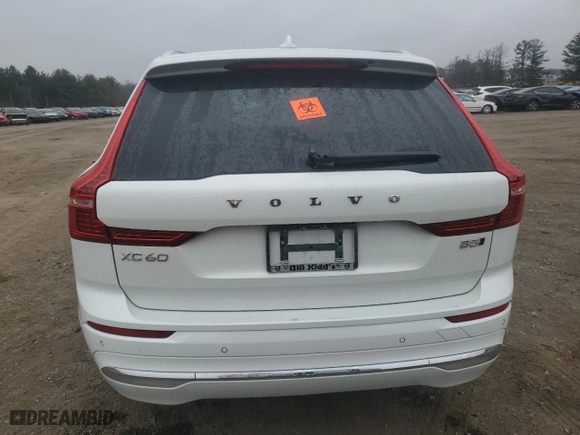 2022 Volvo XC60 Inscription with VIN YV4L12RL4N1088780, listed as a Copart auction lot 48810255 with 0 mi miles and Salvage Title. Bid and sale history available at carsss.com. Image 6.