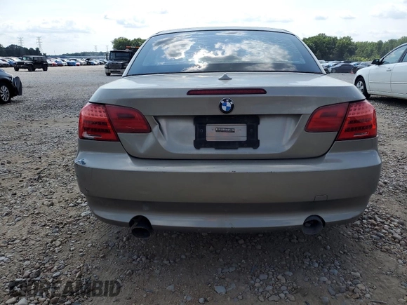 2011 BMW 3 Series 328i with VIN WBADW7C52BE544132, listed as a Copart auction lot 59556505 with Not provided miles and Clean title. Bid and sale history available at DreamBid. Image 6.