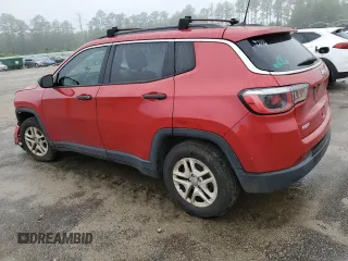 2019 Jeep Compass Sport with VIN 3C4NJCAB3KT676551, listed as a Copart auction lot 58426385 with 205,020 mi miles and Salvage title. Bid and sale history available at DreamBid. Image 2.