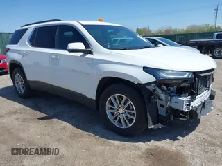 2023 Chevrolet Traverse LT Cloth with VIN 1GNEVGKWXPJ226057, listed as a IAAI auction lot 41940599 with 12,670 mi miles. Bid and sale history available at carsss.com. Image 1.