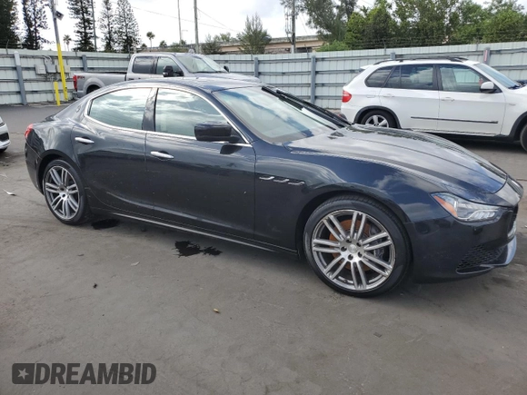 2015 Maserati Ghibli z VIN ZAM57XSA5F1129866, wystawiony jako Copart lot #51738015 z przebiegiem Nie podano mil oraz Szkoda całkowita • Salvage title. Historia ofert i sprzedaży dostępna na DreamBid. Obrazek 4.