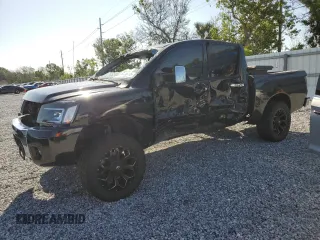 2011 Nissan Titan SV with VIN 1N6BA0EK2BN302361, listed as a Copart auction lot 52258415 with Not Provided miles and Salvage Title. Bid and sale history available at DreamBid. Image 1.