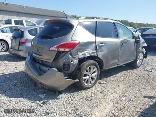 2011 Nissan Murano SV with VIN JN8AZ1MW8BW155298, listed as a IAAI auction lot 40313558 with 174,981 mi miles. Bid and sale history available at carsss.com. Image 4.