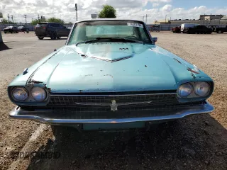 1966 Ford Thunderbird with VIN 6Y81Z100587, listed as a Copart auction lot 76387194 with 506 mi miles and Clean Title. Bid and sale history available at DreamBid. Image 5.