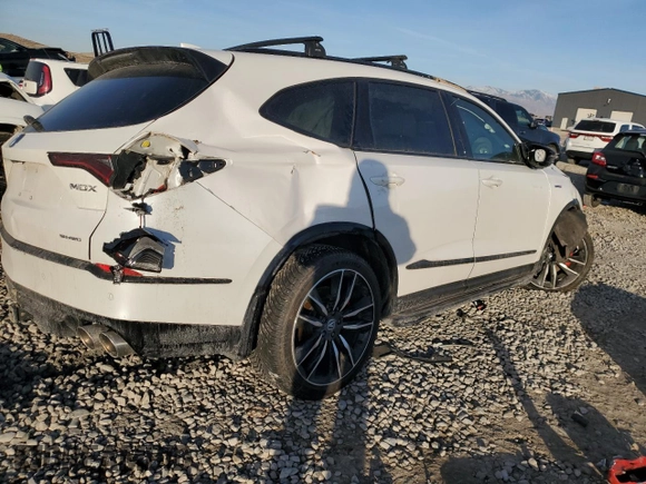 2023 Acura MDX Type S w/Advance Package with VIN 5J8YD8H8XPL004146, listed as a Copart auction lot 85973234 with 0 mi miles and Salvage Title. Bid and sale history available at carsss.com. Image 3.