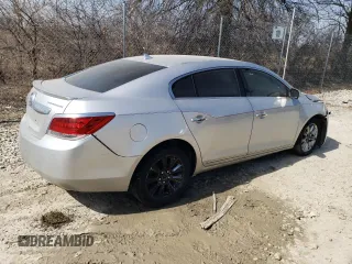 2013 Buick LaCrosse Leather with VIN 1G4GC5ER6DF312784, listed as a Copart auction lot 46216775 with 130,730 mi miles and Salvage Title. Bid and sale history available at DreamBid. Image 3.