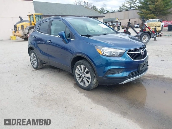 2019 Buick Encore Preferred with VIN KL4CJESB9KB900175, listed as a IAAI auction lot 41981528 with 52,902 mi miles. Bid and sale history available at carsss.com. Image 1.