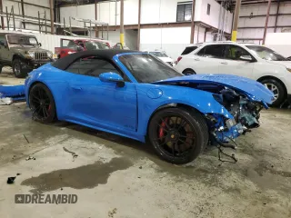 2024 Porsche 911 Carrera S with VIN WP0CB2A94RS245398, listed as a Copart auction lot 41980985 with 3,674 mi miles and Salvage Title. Bid and sale history available at carsss.com. Image 4.