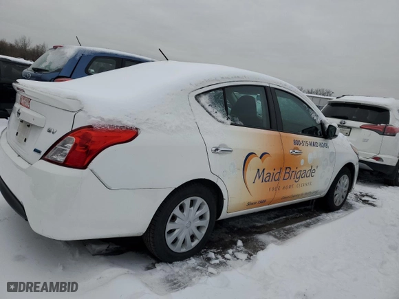 2015 Nissan Versa S Plus with VIN 3N1CN7AP4FL842311, listed as a Copart auction lot 44345395 with 107,762 mi miles and Clean Title. Bid and sale history available at carsss.com. Image 3.