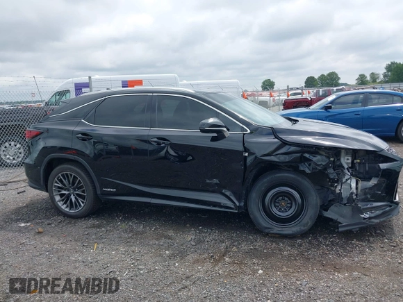 2020 Lexus RX 450h F Sport Performance with VIN 2T2YGMDA0LC044417, listed as a IAAI auction lot 42717240 with 86,633 mi miles and . Bid and sale history available at DreamBid. Image 13.
