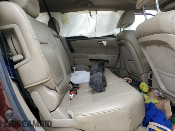 2012 Honda Pilot Touring with VIN 5FNYF3H91CB032239, listed as a Copart auction lot 46851165 with 101,402 mi miles and Salvage Title. Bid and sale history available at carsss.com. Image 11.