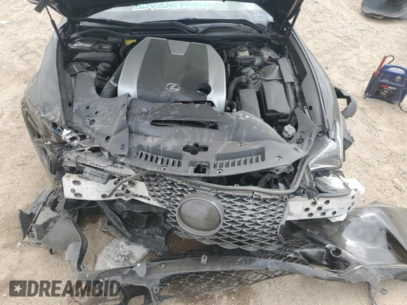2016 Lexus RC 350 F Sport with VIN JTHSE5BC2G5007090, listed as a Copart auction lot 56938165 with 49,012 mi miles and Salvage title. Bid and sale history available at DreamBid. Image 11.