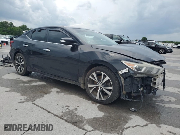 2017 Nissan Maxima SL with VIN 1N4AA6AP9HC431095, listed as a Copart auction lot 60036375 with 244,639 mi miles and Salvage title. Bid and sale history available at DreamBid. Image 4.