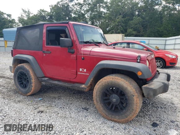 2007 Jeep Wrangler X with VIN 1J4FA24197L185416, listed as a Copart auction lot 59943735 with 147,984 mi miles and Salvage title. Bid and sale history available at DreamBid. Image 4.