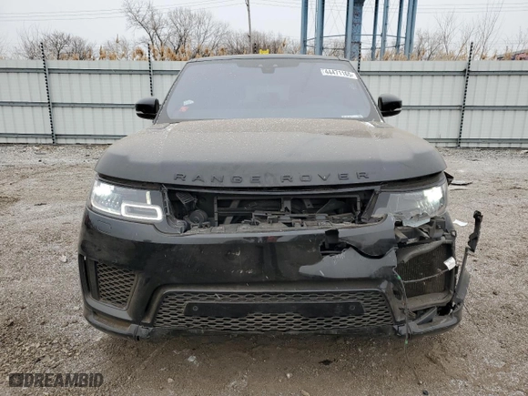 2020 Land Rover Range Rover Sport HST with VIN SALWS2RU9LA880791, listed as a Copart auction lot 44471165 with 74,153 mi miles and Salvage Title. Bid and sale history available at carsss.com. Image 5.