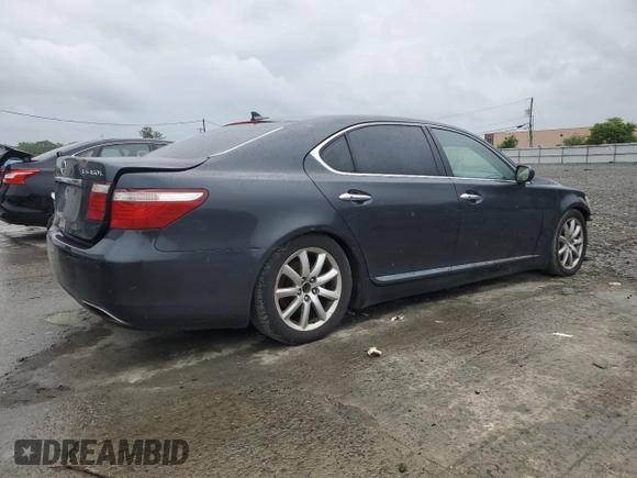 2007 Lexus LS 460 L z VIN JTHGL46F175016938, wystawiony jako Copart lot #56561085 z przebiegiem Nie podano mil oraz Tytuł czysty. Historia ofert i sprzedaży dostępna na DreamBid. Obrazek 3.