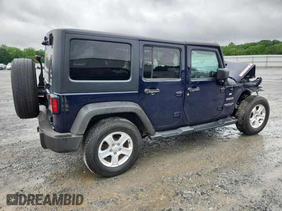 2013 Jeep Wrangler Unlimited Sport z VIN 1C4BJWDG9DL509685, wystawiony jako Copart lot #58521415 z przebiegiem 254 452 mil mil oraz Szkoda całkowita • Salvage title. Historia ofert i sprzedaży dostępna na DreamBid. Obrazek 3.