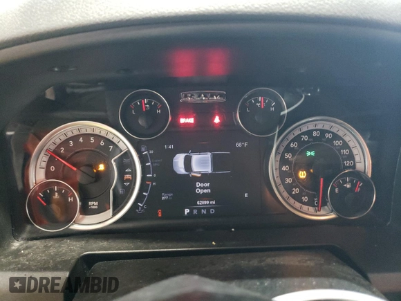 2019 Ram 1500 Classic Lone Star with VIN 1C6RR6LT0KS549041, listed as a Copart auction lot 51341355 with 62,899 mi miles and Salvage Title. Bid and sale history available at carsss.com. Image 9.