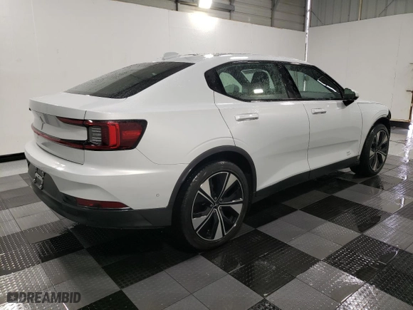 2023 Polestar 2 with VIN YSMED3KA3PL132894, listed as a Copart auction lot 48335945 with 67,715 mi miles and Clean Title. Bid and sale history available at carsss.com. Image 3.
