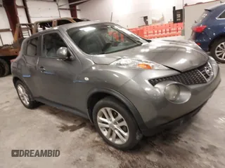 2012 Nissan Juke SL with VIN JN8AF5MV2CT113221, listed as a IAAI auction lot 41373795 with 166,149 mi miles. Bid and sale history available at carsss.com. Image 1.