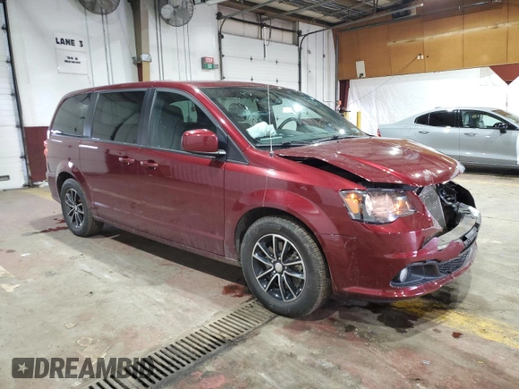 2018 Dodge Grand Caravan SE with VIN 2C4RDGBG4JR215192, listed as a Copart auction lot 45911655 with 75,239 mi miles and Salvage Title. Bid and sale history available at DreamBid. Image 4.
