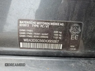2014 BMW 3 Series 328d xDrive с VIN WBA3D5C56EKX95067, выставлен на аукционе Copart как лот 55664135 с пробегом Не указан миль и Чистый • Clean title. История ставок и продаж доступна на DreamBid. Изображение 13.
