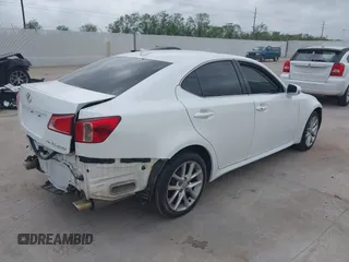 2012 Lexus IS 250 with VIN JTHCF5C27C5060417, listed as a IAAI auction lot 41938870 with 72,010 mi miles and . Bid and sale history available at DreamBid. Image 4.
