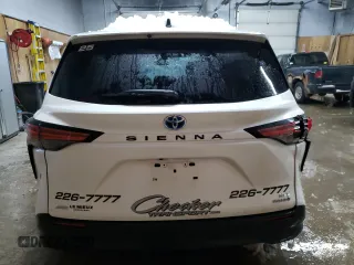 2021 Toyota Sienna XLE with VIN 5TDYSKFC2MS005780, listed as a Copart auction lot 88292445 with 321,282 mi miles and Non Repairable. Bid and sale history available at carsss.com. Image 6.