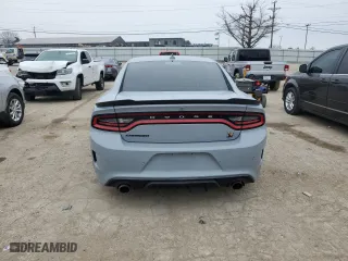 2020 Dodge Charger Scat Pack with VIN 2C3CDXGJ2LH241037, listed as a Copart auction lot 44135045 with 39,066 mi miles and Salvage Title. Bid and sale history available at carsss.com. Image 6.