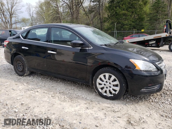 2015 Nissan Sentra SR with VIN 3N1AB7AP1FY215102, listed as a Copart auction lot 54594275 with 215,390 mi miles and Clean Title. Bid and sale history available at DreamBid. Image 4.