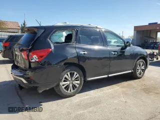 2018 Nissan Pathfinder SV z VIN 5N1DR2MM9JC638534, wystawiony jako Copart lot #53893405 z przebiegiem 120 397 mil mil oraz Szkoda całkowita • Salvage title. Historia ofert i sprzedaży dostępna na DreamBid. Obrazek 3.