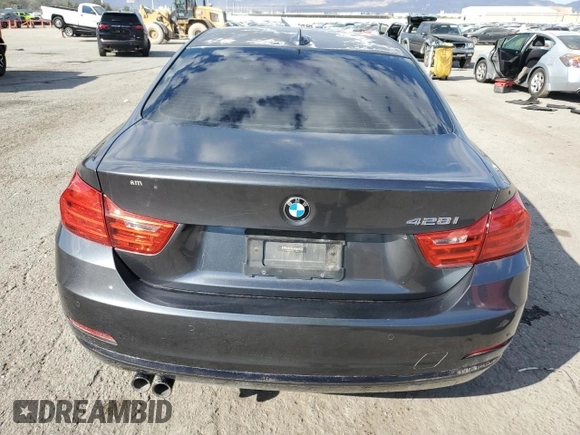2014 BMW 4 Series 428i with VIN WBA3N7C55EF719924, listed as a Copart auction lot 74601284 with 57,165 mi miles and Clean Title. Bid and sale history available at carsss.com. Image 6.