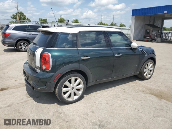 2013 MINI Countryman S with VIN WMWZC3C58DWP21965, listed as a Copart auction lot 61161735 with 142,797 mi miles and Salvage title. Bid and sale history available at DreamBid. Image 3.