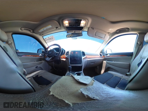 2011 Jeep Grand Cherokee Overland with VIN 1J4RR6GT2BC647589, listed as a IAAI auction lot 42603134 with 153,570 mi miles and . Bid and sale history available at DreamBid. Image 18.