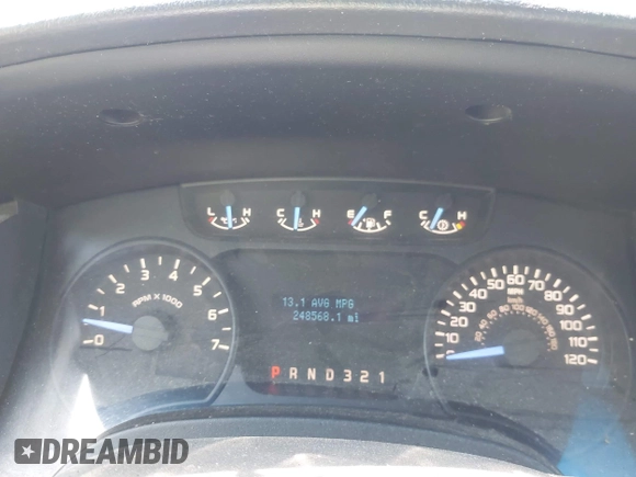 2011 Ford F-150 XL with VIN 1FTFX1EFXBKD31653, listed as a IAAI auction lot 42568401 with 248,568 mi miles and . Bid and sale history available at DreamBid. Image 7.