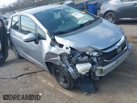 2018 Honda Fit LX with VIN 3HGGK5H46JM736423, listed as a IAAI auction lot 41802105 with 55,989 mi miles. Bid and sale history available at carsss.com. Image 1.