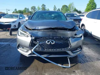2018 Infiniti Q60 Luxe with VIN JN1CV7EK5JM200189, listed as a IAAI auction lot 41984637 with 77,315 mi miles and . Bid and sale history available at carsss.com. Image 6.