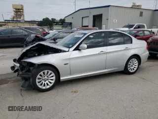 2009 BMW 3 Series 328i with VIN WBAPH77579NM46323, listed as a Copart auction lot 57056595 with 83,157 mi miles and Salvage title. Bid and sale history available at DreamBid. Image 1.