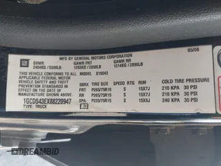 2008 Chevrolet Colorado z VIN 1GCDS43EX88220947, wystawiony jako IAAI lot #42173280 z przebiegiem 168 776 mil mil oraz . Historia ofert i sprzedaży dostępna na DreamBid. Obrazek 9.