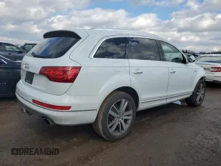 2013 Audi Q7 3.0T Premium Plus with VIN WA1LGAFE5DD016656, listed as a Copart auction lot 46071725 with 110,031 mi miles and Salvage Title. Bid and sale history available at carsss.com. Image 3.