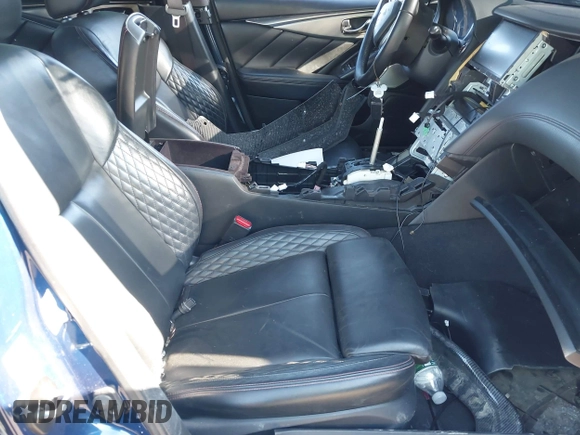 2018 Infiniti Q50 RED SPORT 400 with VIN JN1FV7AR9JM481641, listed as a IAAI auction lot 42040600 with 40,840 mi miles. Bid and sale history available at carsss.com. Image 5.