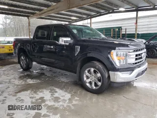 2021 Ford F-150 XL with VIN 1FTFW1E59MFC17844, listed as a Copart auction lot 48328155 with 61,852 mi miles and Salvage Title. Bid and sale history available at carsss.com. Image 4.