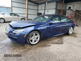 2016 BMW 6 Series 650i xDrive with VIN WBA6D6C57GG388173, listed as a Copart auction lot 73916674 with 58,279 mi miles and Salvage Title. Bid and sale history available at carsss.com. Image 1.