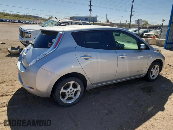 2011 Nissan LEAF SL-e with VIN JN1AZ0CP9BT009416, listed as a Copart auction lot 53686205 with 59,763 mi miles and Clean Title. Bid and sale history available at carsss.com. Image 3.